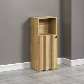 Provence Wooden Bathroom Storage Cabinet in Evoke Oak