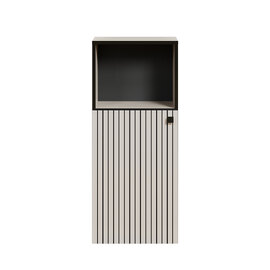Provence Wooden Bathroom Storage Cabinet in Light Grey