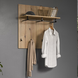 Provence Wooden Coat Rack in Evoke Oak