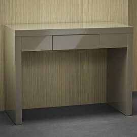 Purer High Gloss Dressing Table With 1 Drawer In Stone