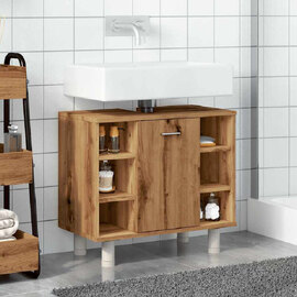 Putnam Wooden Vanity Unit With 1 Door In Oak