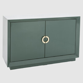Quarryville High Gloss Sideboard With 2 Doors In Green
