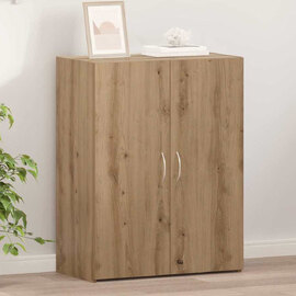 Quilcene 77cm Wooden Office Cabinet In Artisan Oak