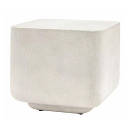 Redding Wooden Side Table In Concrete Effect