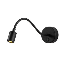 Renzo Metal Wall Light in Black