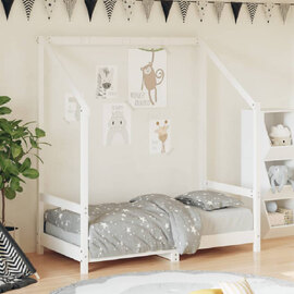 Ringgold 70x140cm Wooden Children Bed In White