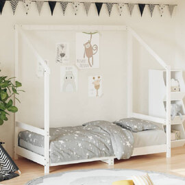 Ringgold 80x160cm Wooden Children Bed In White