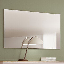 Rirel 1200mm Glass Wall Mirror with Wooden Frame