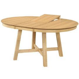 Rochelle Wooden Extending Dining Table - Light Oak