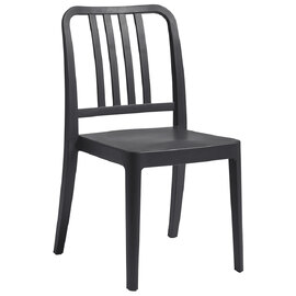 Rockport Outdoor Polypropylene Recycled Side Chair In Anthracite