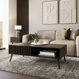 Rowen Wooden Coffee Table in Walnut