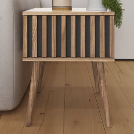 Roxboro Wooden Lamp Table In Oak