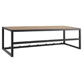 Salvo Wooden Clothes Rack In Matt Wild Oak