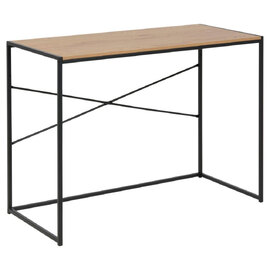 Salvo Wooden Laptop Desk In Matt Wild Oak