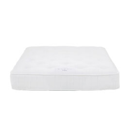 Saratoga 1000 Fabric King Size Pocket Mattress In White
