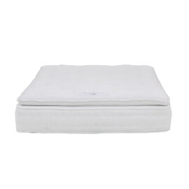 Saratoga Fabric Super King Size Pillowtop Mattress In White