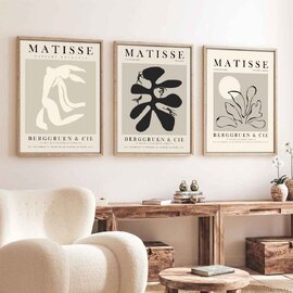 Satori Wooden 30x40cm Matisse Art of Frame Set of 3 in Multicolour