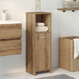 Sayreville Wooden Bathroom Cabinet With 1 Door - Artisan Oak