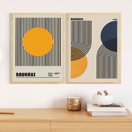 Scandinavian Wooden 30x40cm Wall Frame in Multicolour