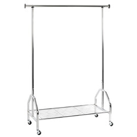 Selbyville Tubular Steel Coat Stand In Chrome