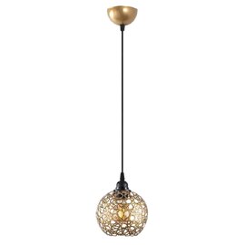 Selcuklu Small Metal Ceiling Pendant Light in Gold