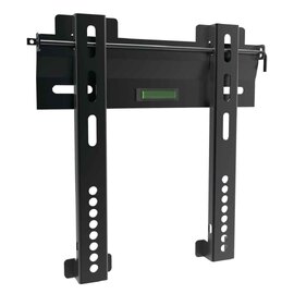Seranova 43" Metal Fixed Wall TV Bracket with Bubble Level in Black