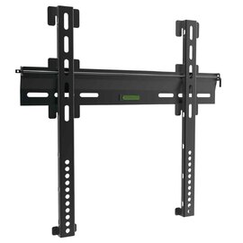 Seranova 65" Metal Fixed Wall TV Bracket Bubble Level in Black