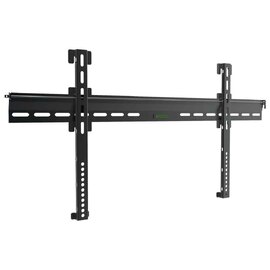 Seranova 75" Metal Fixed Wall TV Bracket Bubble Level in Black