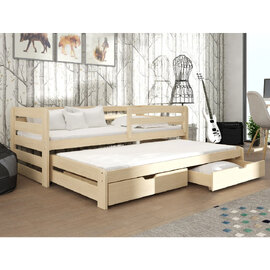 Sewell Wooden Day Bed Without Mattress And Trundle In Pine
