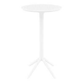 Shipley 60cm Polypropylene Bar Table In White