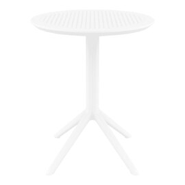 Shipley 60cm Polypropylene Outdoor Dining Table In White