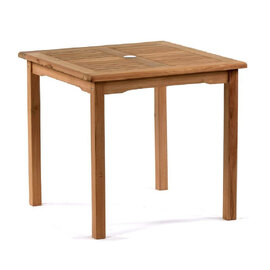 Sierra Wooden Square Bistro Table In Teak