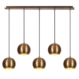 Sivani 5 Light Metal Ceiling Pendant Light in Vintage
