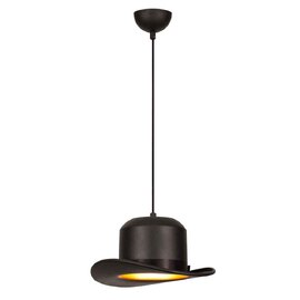 Sivani Metal Hat-Shape Ceiling Pendant Light in Black