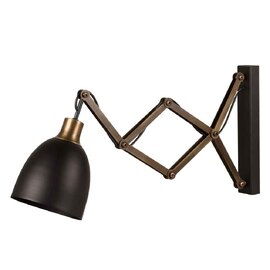 Sivani Metal Wall Lamp in Black and Vintage
