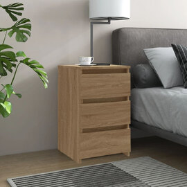 Smyrna Wooden Chest Of 3 Drawers - Sonoma Oak