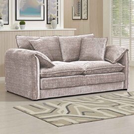 Somera Fabric 2 Seater Sofa in Beige