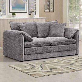 Somera Fabric 2 Seater Sofa in Grey