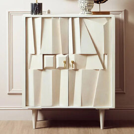 Stockton Wooden Storage Cabinet With 2 Doors In White