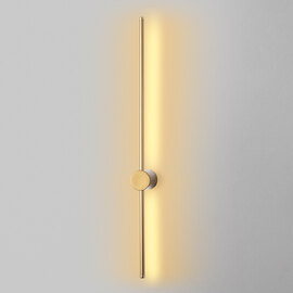Sword Large Metal Wall Light in Gold