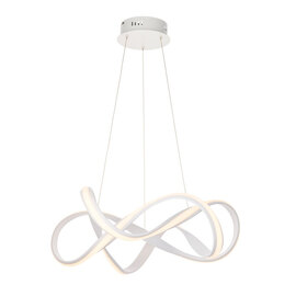Synergy Wall Hung Large Pendant Light In White
