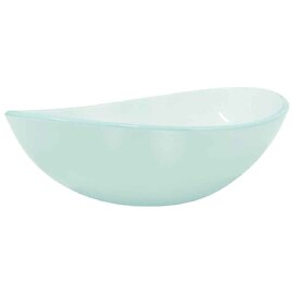 Tacoma Oval Countertop Basin Without Waste 545mm Wide 0TH - Frosted Glass