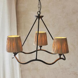 Walhalla Large Tiffany Glass Flush Ceiling Light In Multicolour