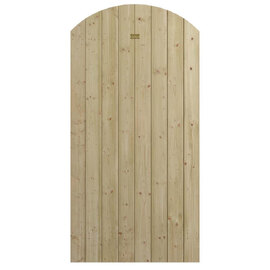 Tarkio Wooden Garden Arch Top Gate In Natural