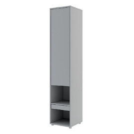 Teaneck Wooden Storage Cabinet With 1 Door In Matt Grey