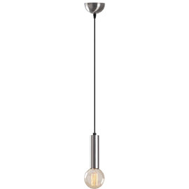 Tempo Metal Ceiling Pendant Light in Silver