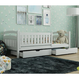 Tracy Wooden Day Bed With Bonnell Mattresses In Matt White