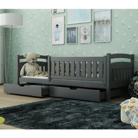 Tracy Wooden Day Bed Without Mattresses In Graphite