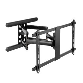 Trent 85" Metal Swivel Wall TV Bracket in Black