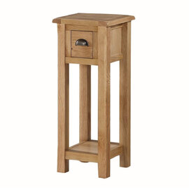 Trevino Wooden Telephone Table With 1 Drawer In Oak